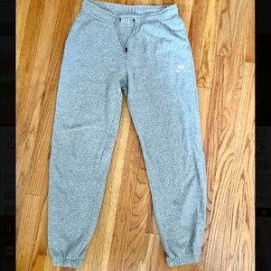 Gray Nike sweats
